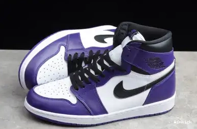 JORDAN HIGH PURPLE 555088-500 COURT AIR 1 0523